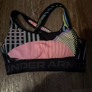 Under Armour Women's Striped and Dotted Sports Bra